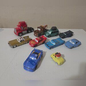 Disney Pixar Cars Lot Of 8 Diecast Cars